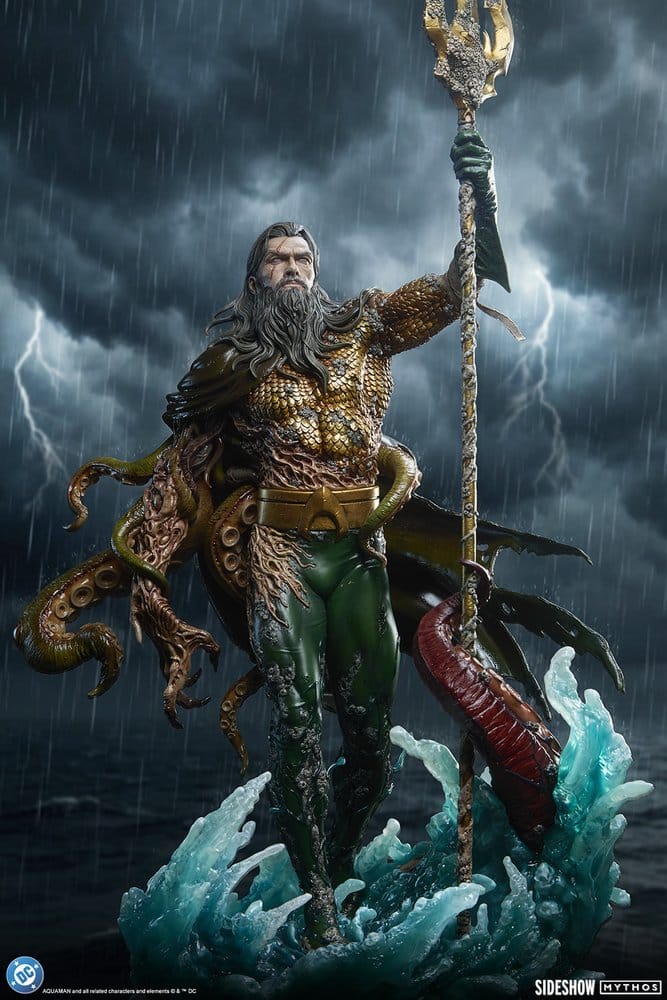 DC Comics Aquaman Premium Format Statue Aquaman: Lord of the Deep 74 cm - Sideshow Collectibles Statues