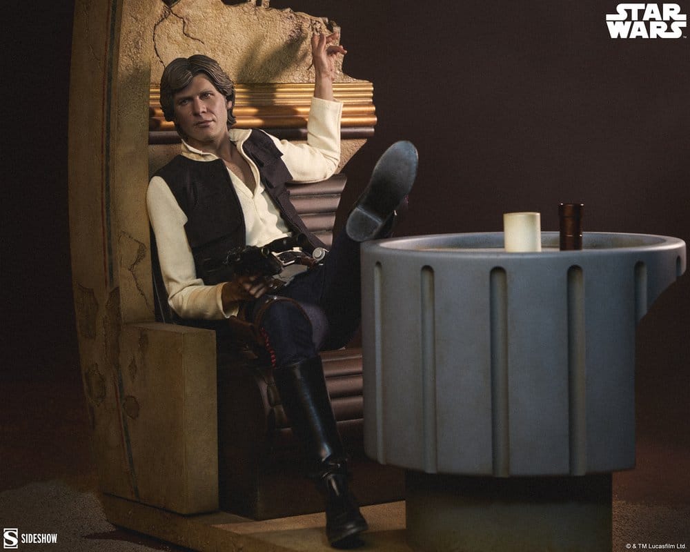 Star Wars Episode IV Mixed Media Premium Format Figure Han Solo: Sorry About the Mess 32 cm - Sideshow Collectibles Statues