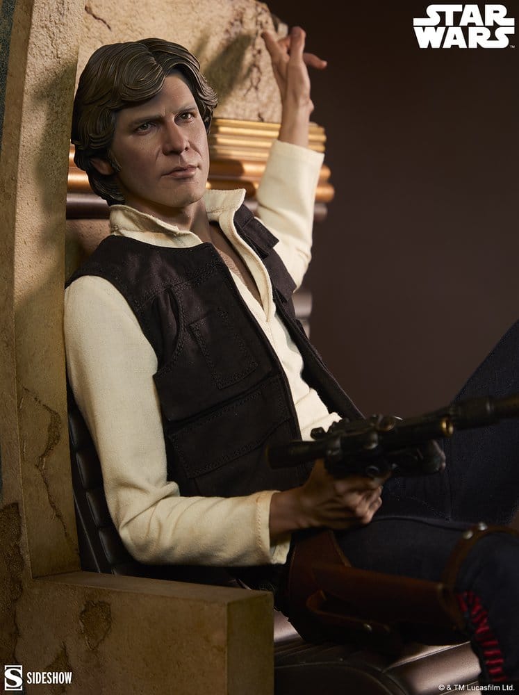 Star Wars Episode IV Mixed Media Premium Format Figure Han Solo: Sorry About the Mess 32 cm - Sideshow Collectibles Statues