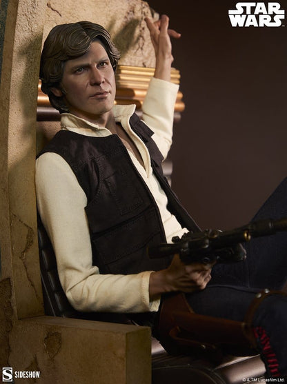 Star Wars Episode IV Mixed Media Premium Format Figure Han Solo: Sorry About the Mess 32 cm - Sideshow Collectibles Statues