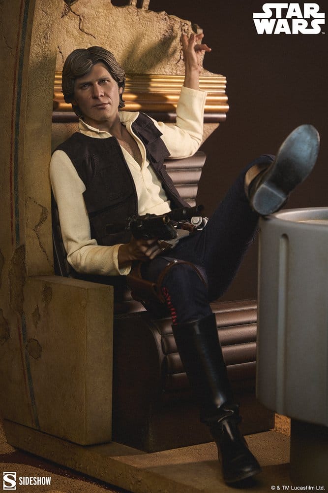 Star Wars Episode IV Mixed Media Premium Format Figure Han Solo: Sorry About the Mess 32 cm - Sideshow Collectibles Statues