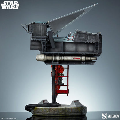 Star Wars Premium Format Statue Luke Skywalker & X-Wing: Red Five, Standing By 76 cm - Sideshow Collectibles Statues