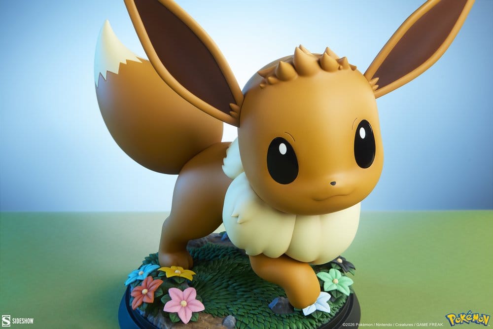 Pokémon Life-Size Figure Eevee 34 cm - Sideshow Collectibles Lifesize Statues