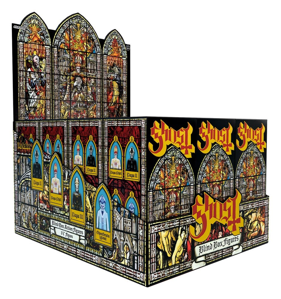 Ghost ReAction Action Figures Wave 01 Blind Box  Display Box Qty 12