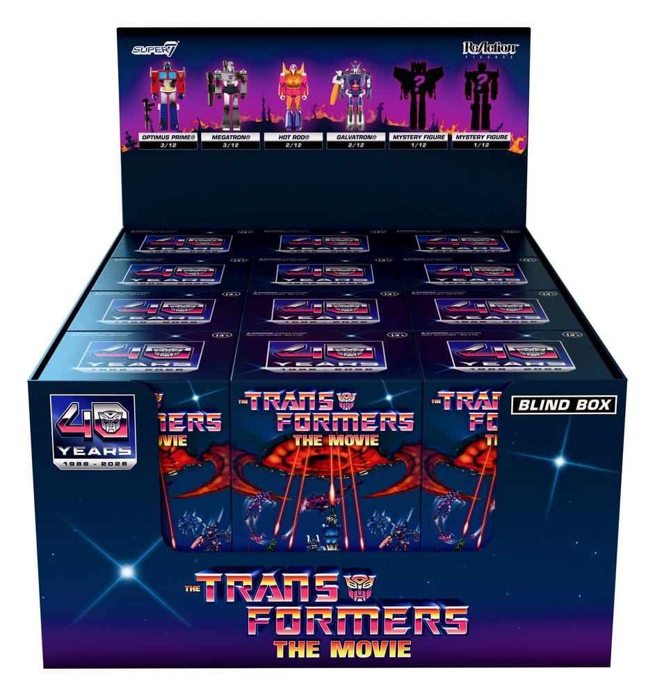 Transformers ReAction Action Figures Wave 06 The Movie Blind Box Display (12)