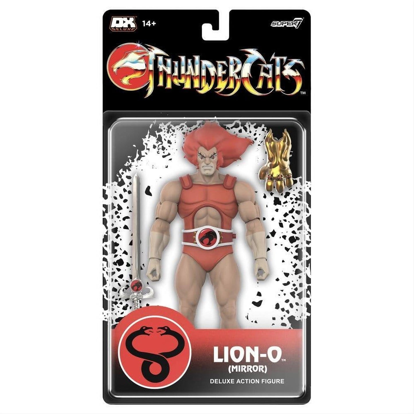 Thundercats DELUXE Action Figure Wave 04 Lion-O (Mirror) - Super7 Action Figures