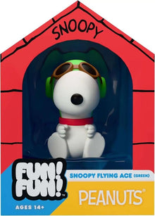 Vintage Peanuts Fun! Fun! Mini Figure Snoopy (Green Hat Flying Ace) - Super7 Mini Figures