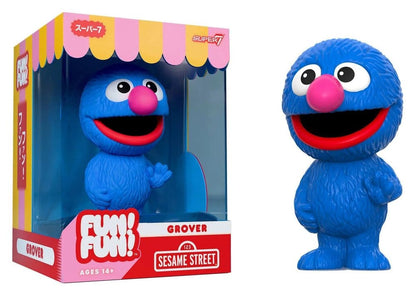 Sesame Street Fun! Fun! Soft Vinyl Figur Wave 01 - Grover 18 cm - Super7 Statues & Busts