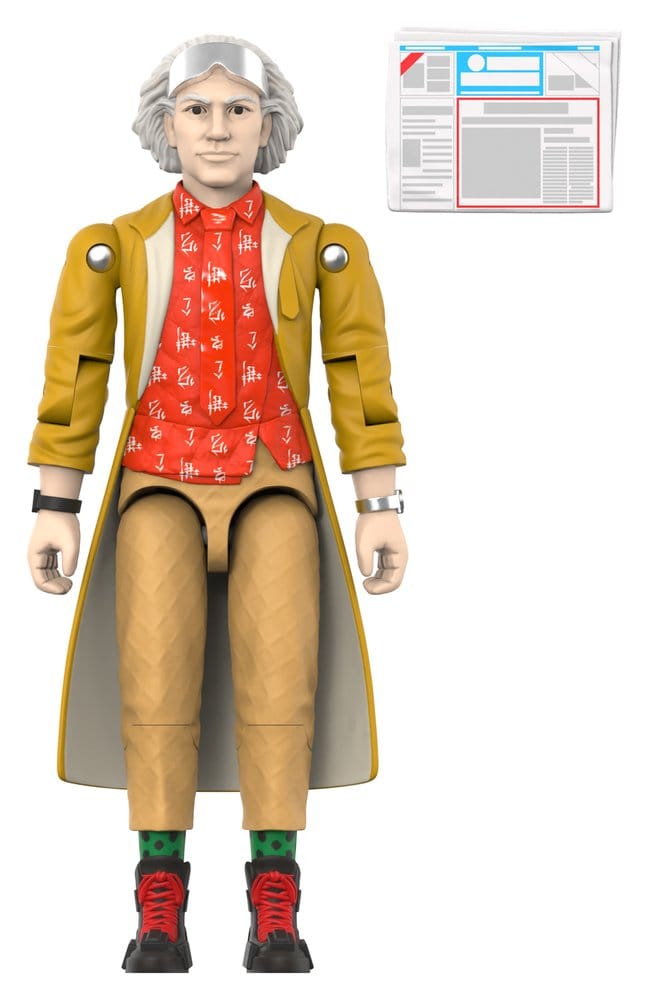 Back to the Future ReAction+ Action Figure Wave 02 Dr. Emmett Brown Box Qty 2015