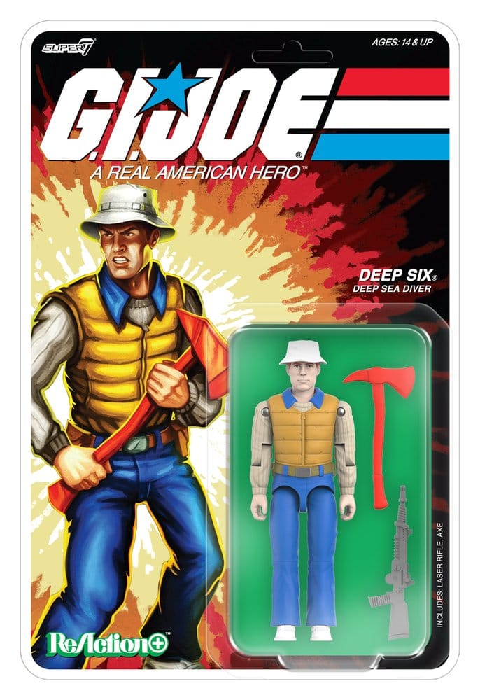 G.I. Joe (Comic) ReAction+ Action Figure Wave 09 Deep Six - Super7 Action Figures