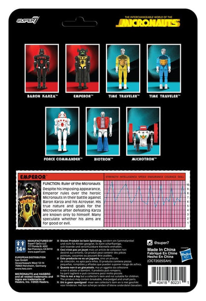 Micronauts ReAction+ Action Figure Wave 03 Emperor - Super7 Action Figures