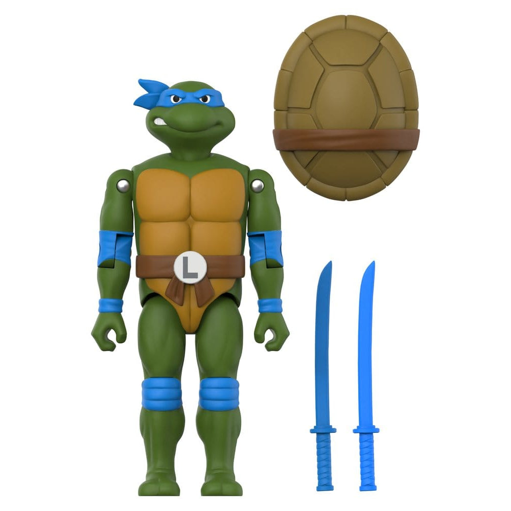 Teenage Mutant Ninja Turtles ReAction+ Action Figure Wave 02 Leonardo - Super7 Action Figures