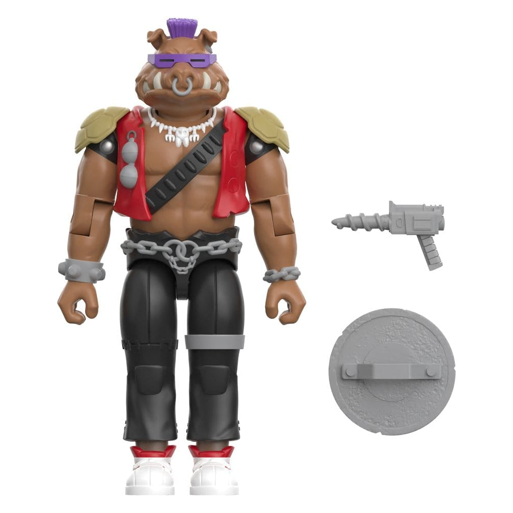 Teenage Mutant Ninja Turtles ReAction+ Action Figure Wave 02 Bebop - Super7 Action Figures
