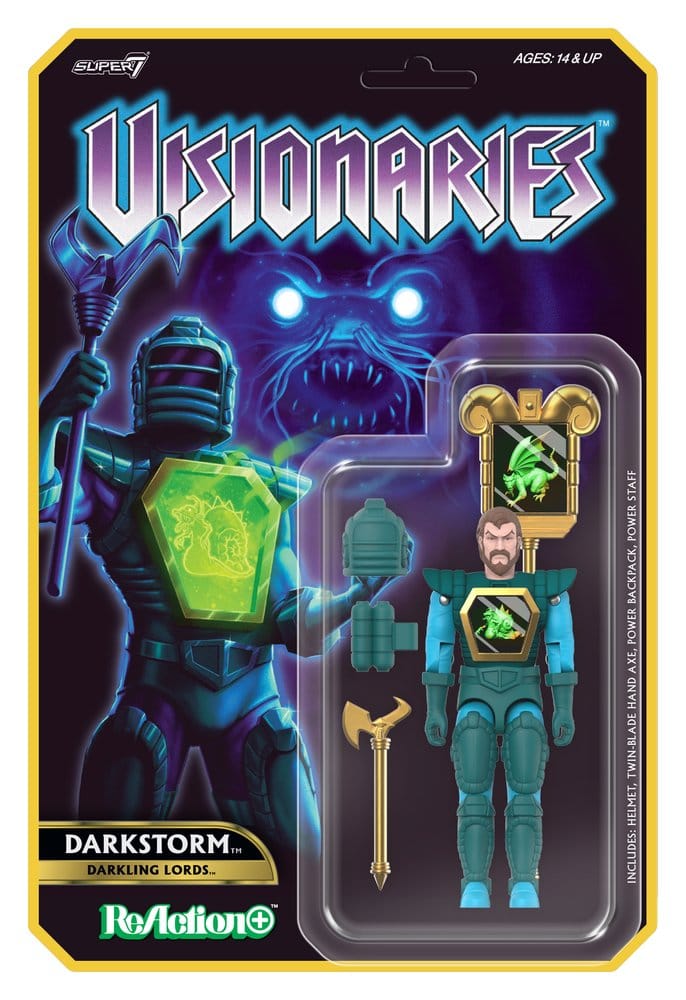 Visionaries ReAction+ Action Figure Wave 01 Darkstorm - Super7 Action Figures