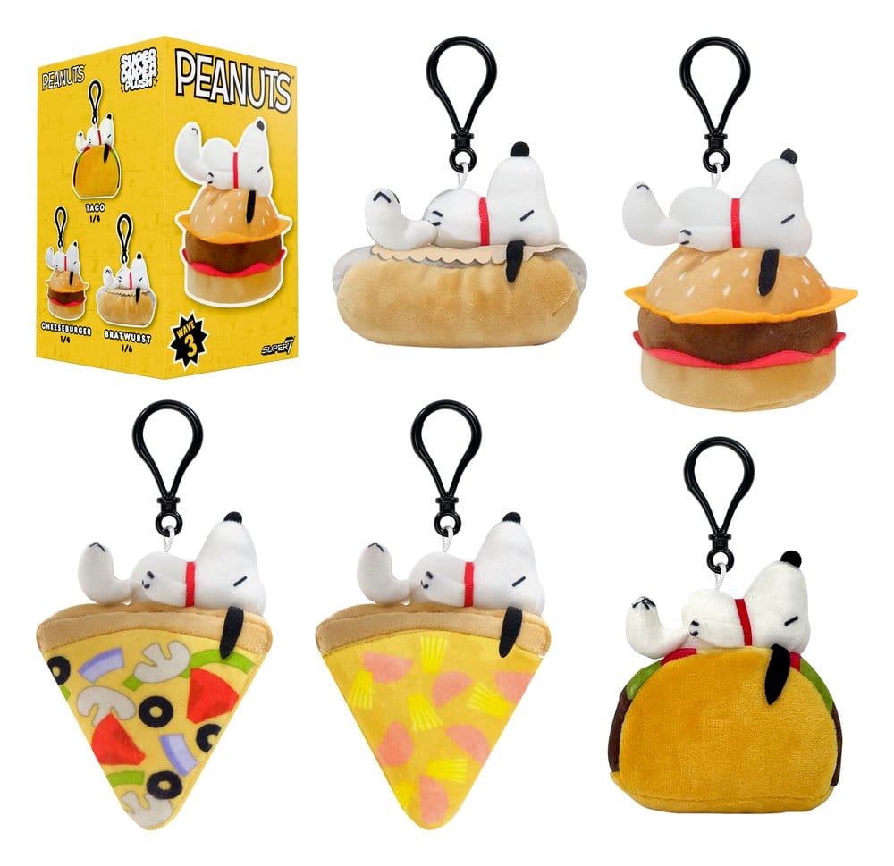 Peanuts Super Duper Plush Figures Wave 03 Blind Box Display Box Qty 12 - Super7 Plushes, Blind Boxes