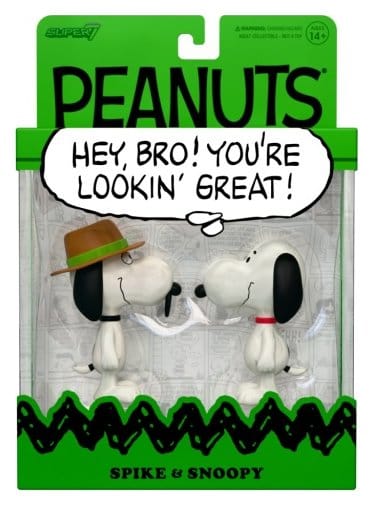 Peanuts ReAction Action Figures 2-Pack Snoopy & Spike