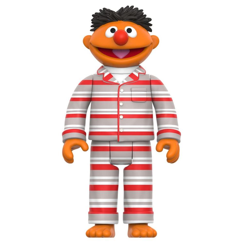 Sesame Street ReAction Action Figure Wave 06 Ernie (PJs) - Super7 Action Figures