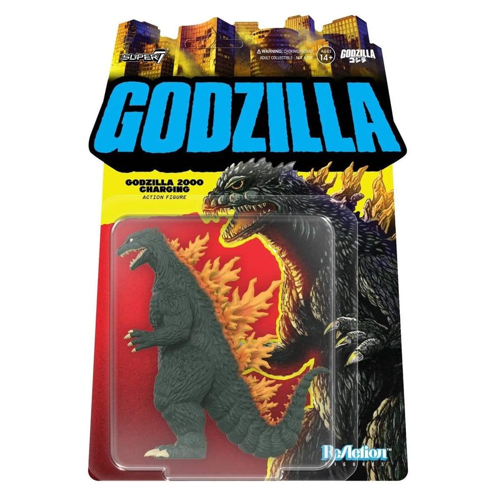 Godzilla Toho ReAction Action Figure Godzilla (2000, Charging) 24 cm - Super7 Action Figures