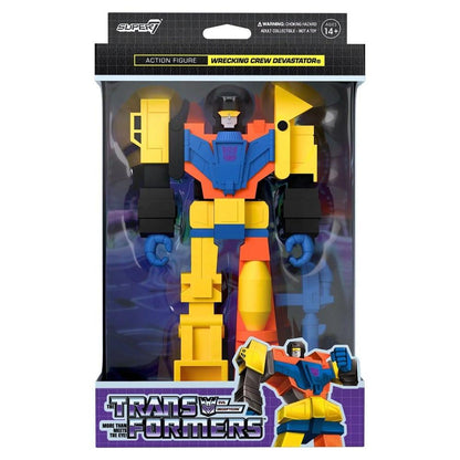 Transformers ReAction Action Figure Devastator - Super7 Action Figures