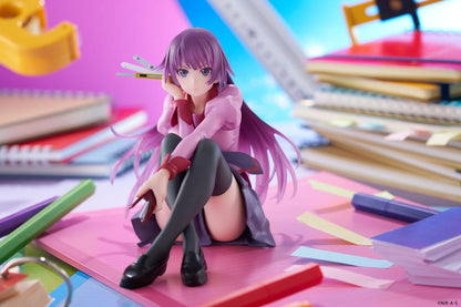 Monogatari PVC Statue Desktop Cute Figure Hitagi Senjougahara 13 cm - Taito Prize Statues