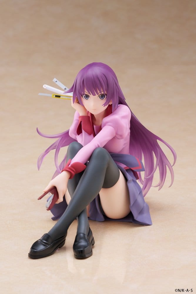 Monogatari PVC Statue Desktop Cute Figure Hitagi Senjougahara 13 cm - Taito Prize Statues