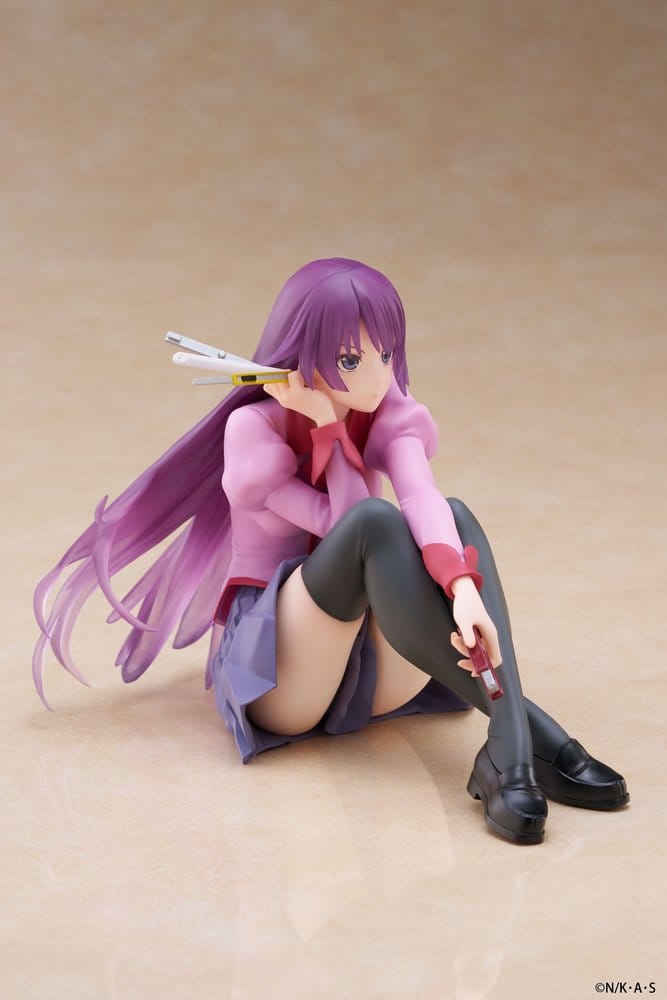 Monogatari PVC Statue Desktop Cute Figure Hitagi Senjougahara 13 cm - Taito Prize Statues