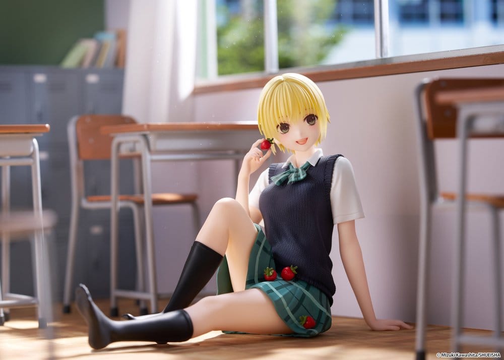 Strawberry 100% Desktop Cute PVC Figure Tsukasa Nishino (School uniform Ver.) 13 cm - Taito Prize Statues
