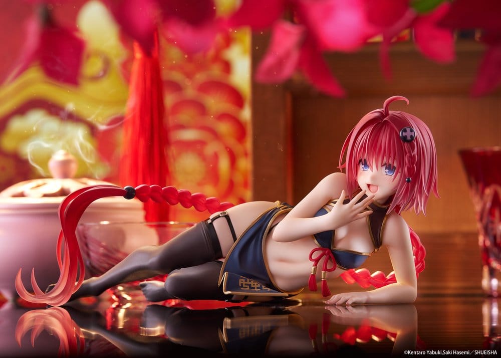 To Love-Ru Darkness Desktop Cute PVC Figure Mea Kurosaki (Chinese Dress Ver.) 13 cm - Taito Prize Statues