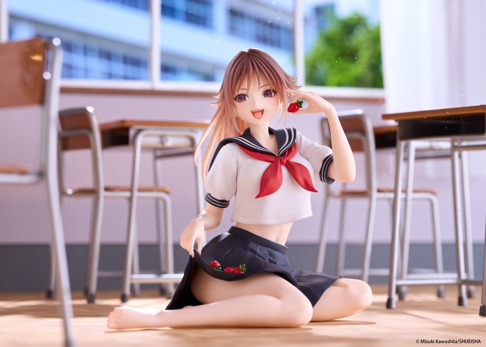 Strawberry 100% Desktop Cute PVC Figure Satsuki Kitaoji (School uniform Ver.)