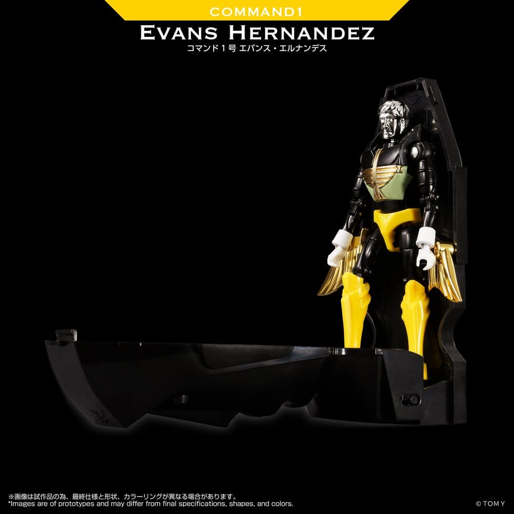 Microman Legacy Soul Action Figure Command 1 Evans Hernandez - Takara Tomy Action Figures