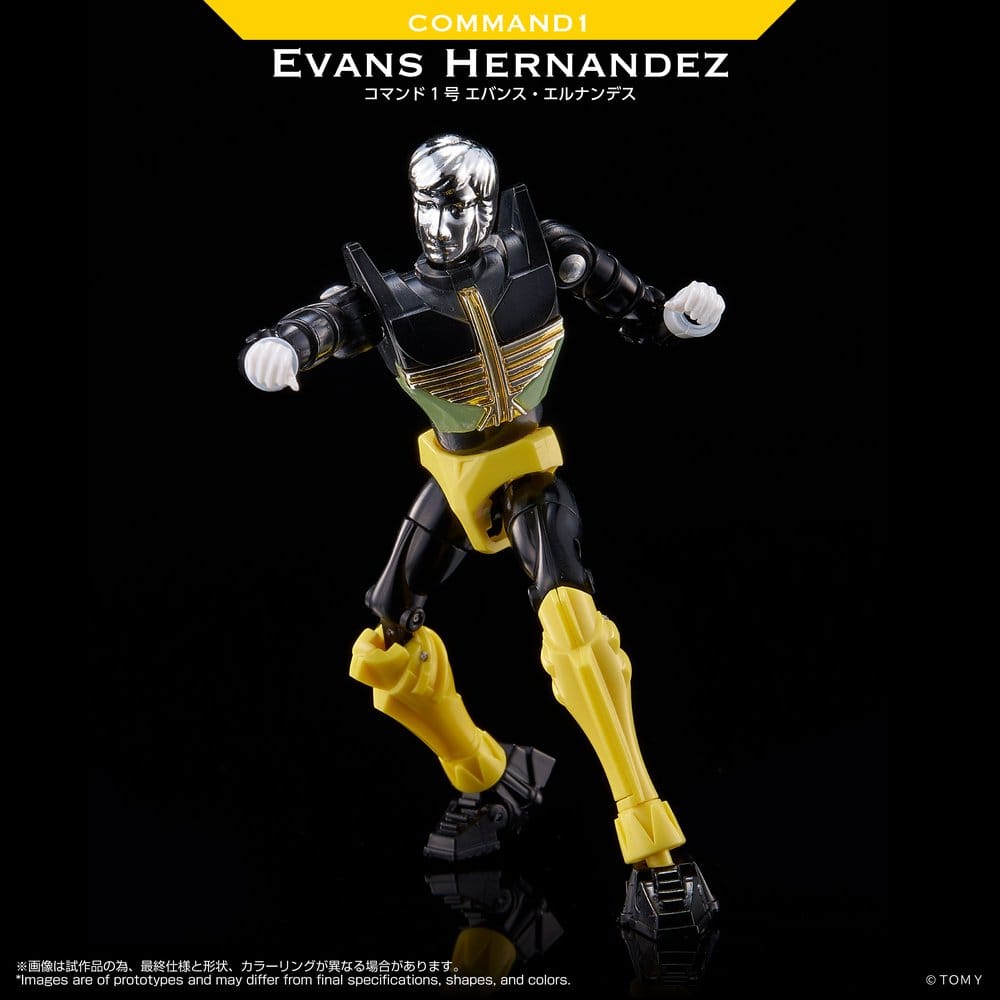 Microman Legacy Soul Action Figure Command 1 Evans Hernandez - Takara Tomy Action Figures