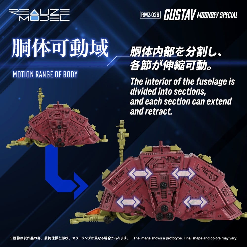 Zoids Plastic Model 1/100 RMZ-026 Gustav Moonbey Special
