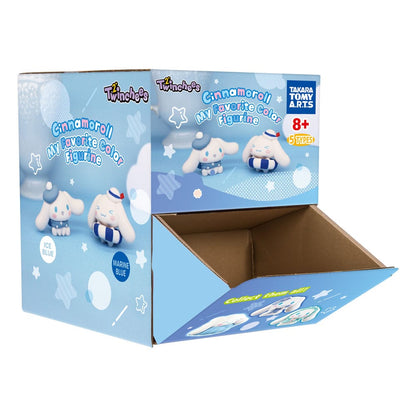 Sanrio Twinchees Mini Figures Cinamoroll My Favourite Colour 5 cm Display Box Qty 24