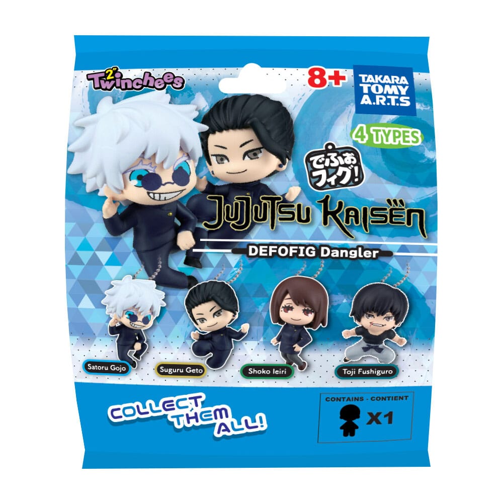 Jujutsu Kaisen Twinchees Mini Figures Defofig! Danglers 5 cm Display Box Qty 24