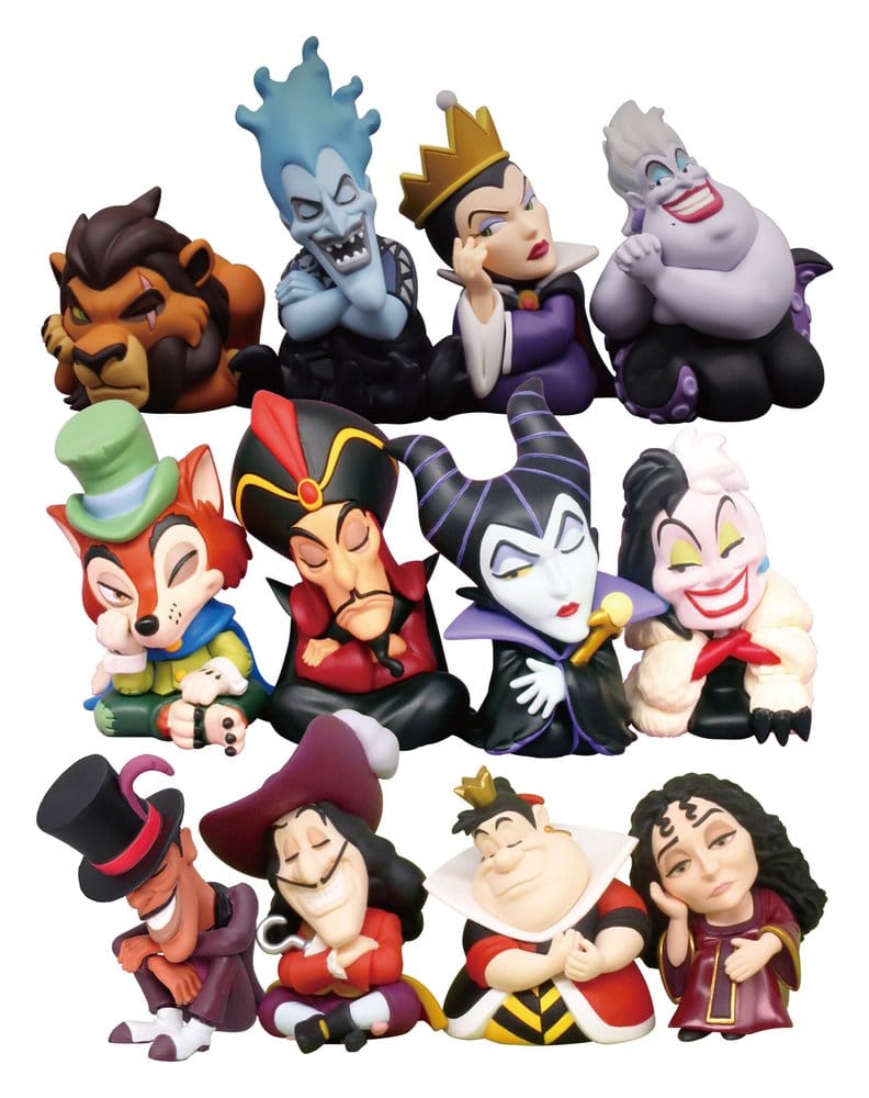 Disney Villains Twinchees Mini Figures Lil' Sleepers 5 cm Blind Pack Display Box Qty 24