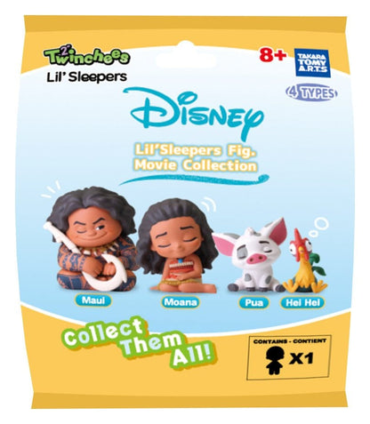 Moana Twinchees Mini Figures Lil' Sleepers 5 cm Blind Pack Display Box Qty 24