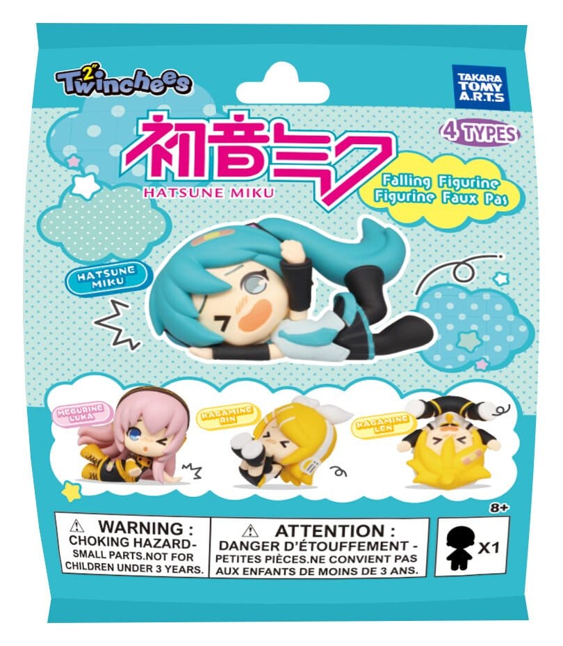 Hatsune Miku Twinchees Mini Figures Falling Figures 5 cm Blind Pack Display Box Qty 24