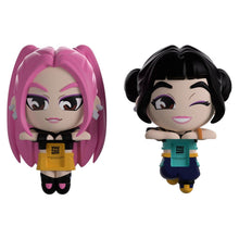 KPop Demon Hunters Vinyl Figures Mira & Zoey Monitor Buddiez 6 cm - Youtooz Mini Figures