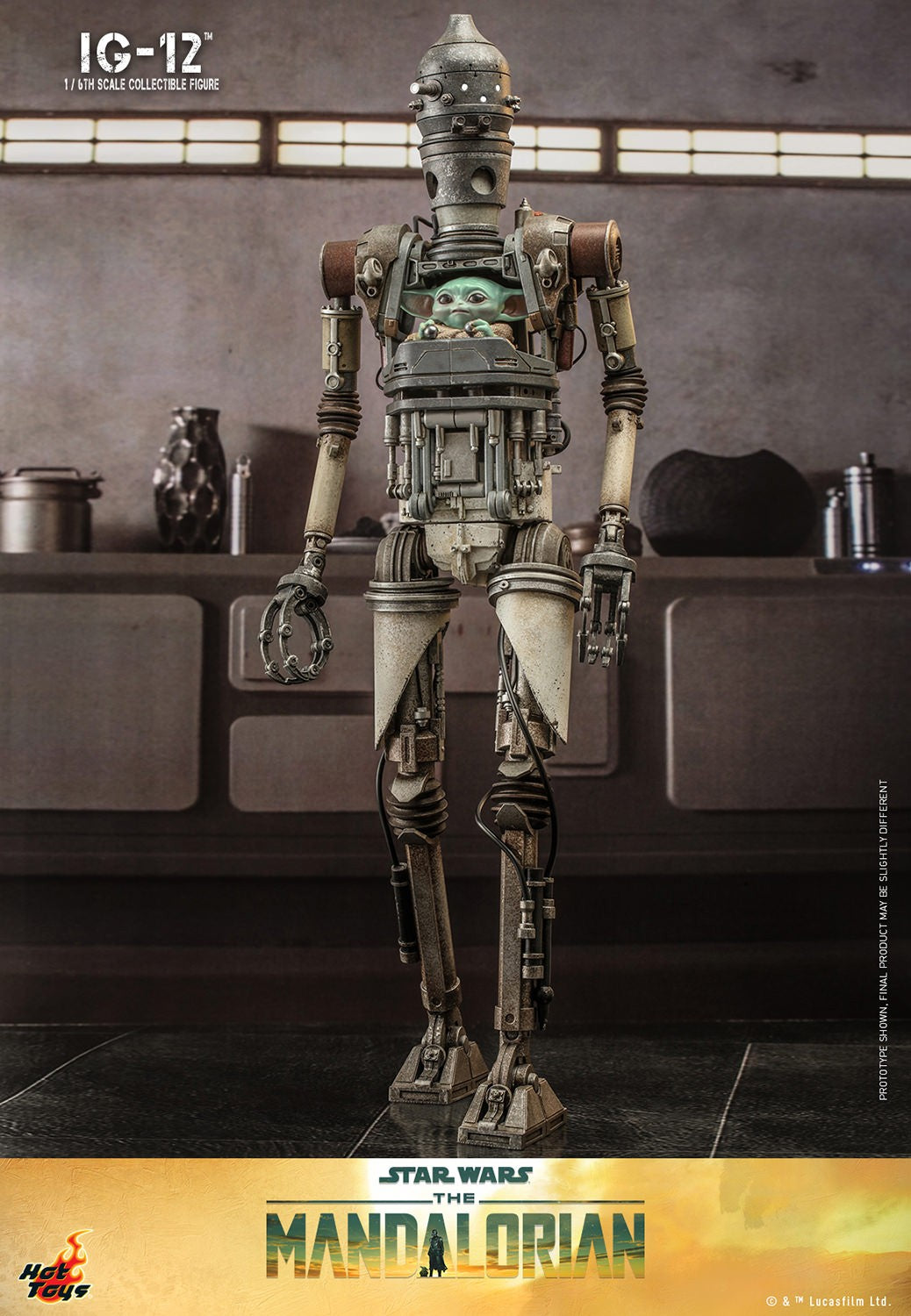 IG-12: With Accessories: Star Wars: The Mandalorian: Hot Toys