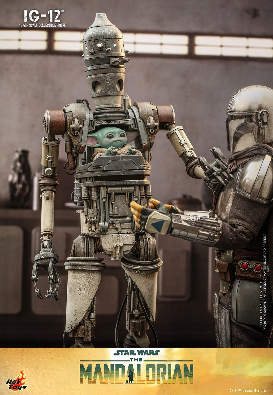 IG-12: With Accessories: Star Wars: The Mandalorian: Hot Toys