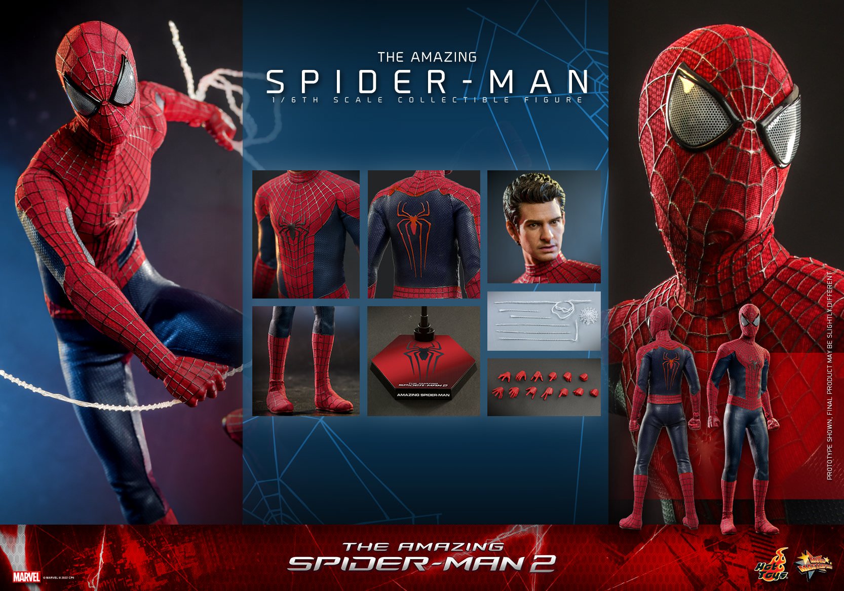 The Amazing Spider-Man: Andrew Garfield: The Amazing Spider-Man 2: Marvel: Hot Toys